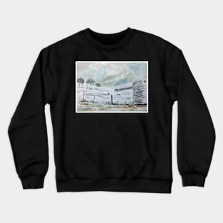 Storm Approaching - Braidwood - NSW - Watercolour Crewneck Sweatshirt